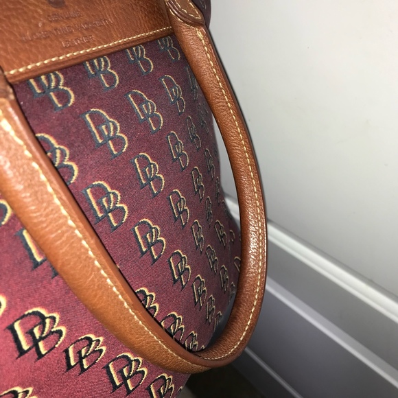 Dooney & Bourke Vintage Red Canvas - Picture 8 of 10